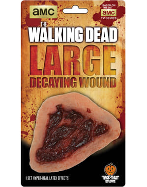 The Walking Dead rotting wound latex prosthesis