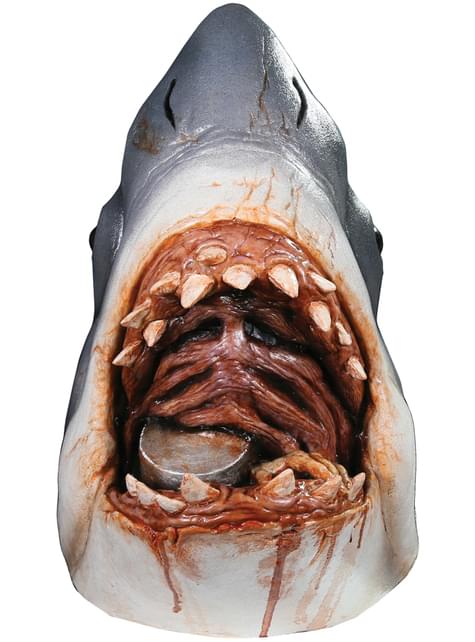 Realistisk latex haj maske. | Funidelia