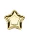 6 assiettes dorées en forme d'étoile en carton - Princess Party