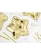 6 assiettes dorées en forme d'étoile en carton - Princess Party