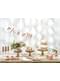 6 assiettes rose gold de 18 cm en carton - Vintage Birthday