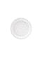 6 White Paper Plates with Rose Gold Dot (18 cm) - Polka Dots Collection