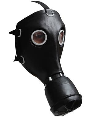 Siyah lateks GP 5 gaz maskesi