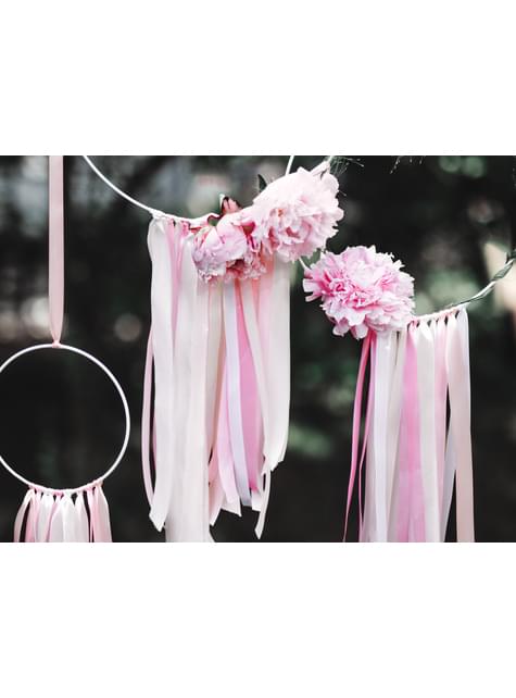 Biała wstążka satynowa 6mm x 25m