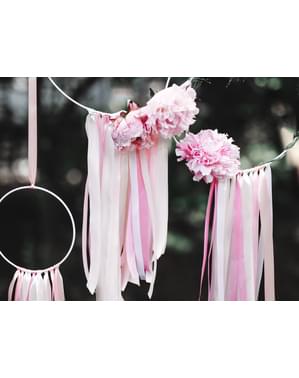 Satin vrpce u bijelo mjernoj 6mm x 25m