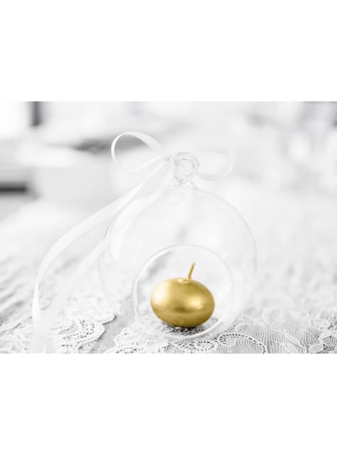 Biała wstążka satynowa 6mm x 25m