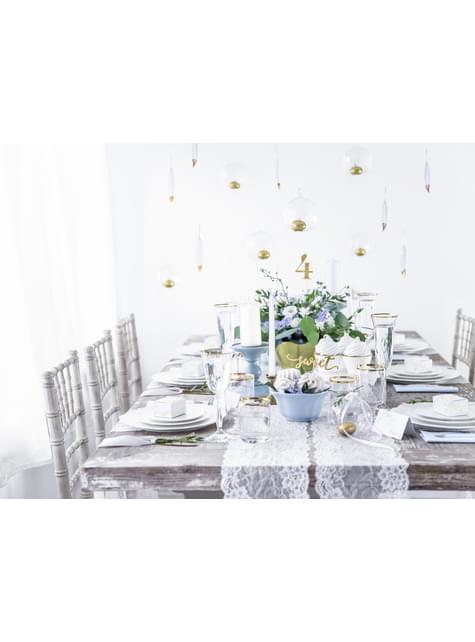 Biała wstążka satynowa 6mm x 25m