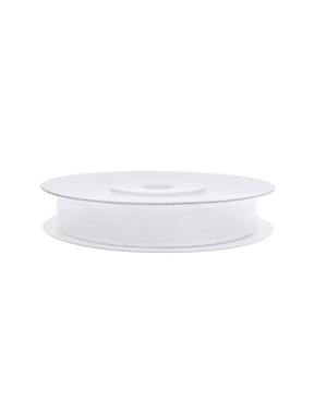 0.6 cm beyaz şifon şerit