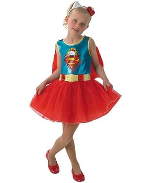 Hello Kitty Supergirl kostume til piger