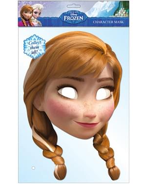 Anna Frozen Bir kız için Snow Queen maskesi