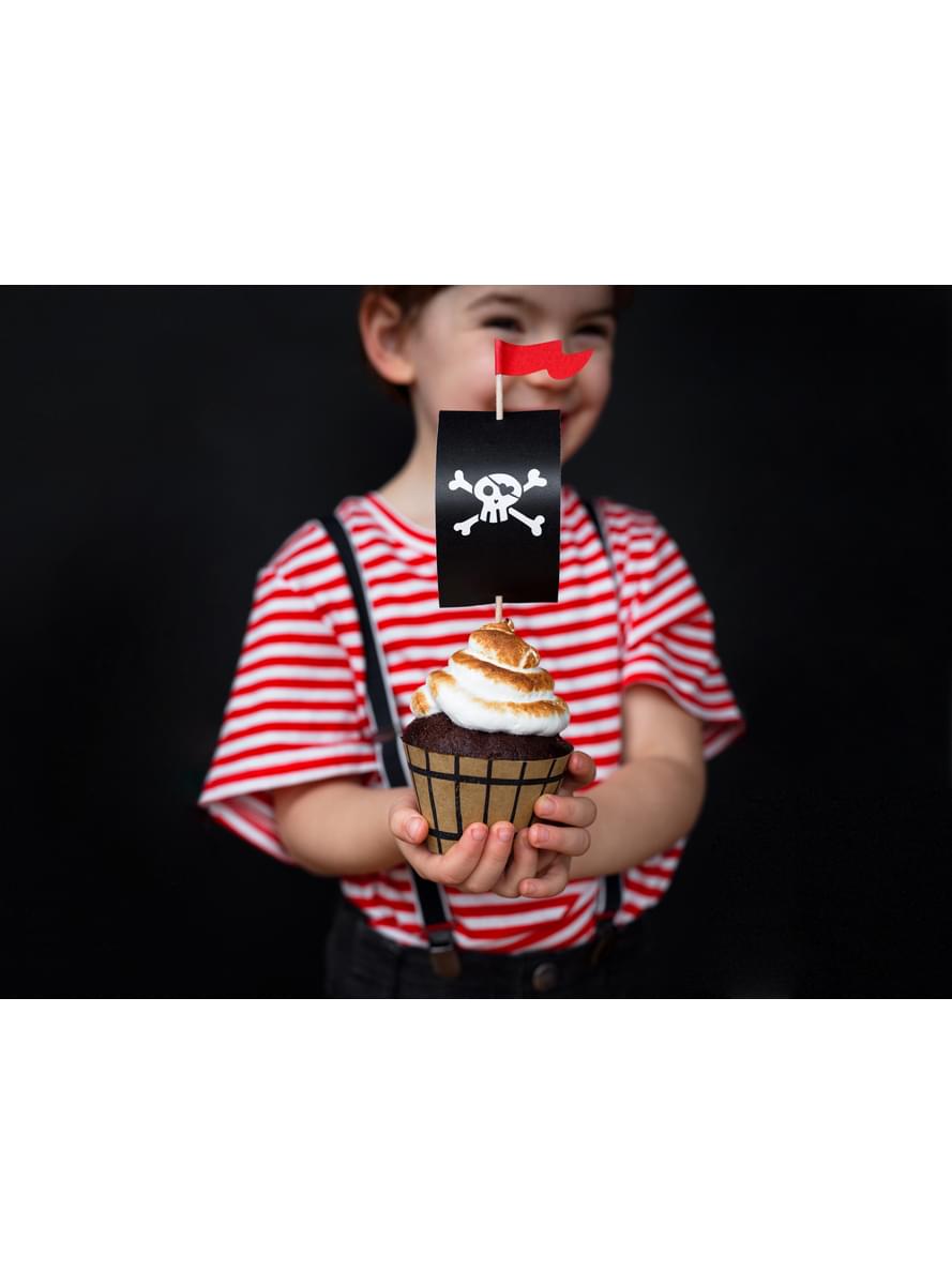 Piraten Cupcake Förmchen Set 6-teilig - Pirates Party