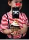 6 cupcakes pirați variate de hârtie - Pirates Party
