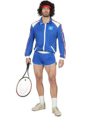 Costume da tennista degli anni 80 da uomo