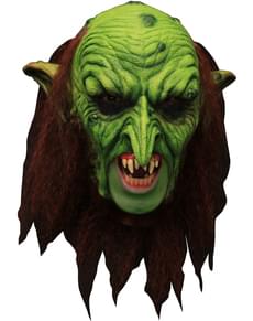 Warlock Goblin Maske aus Latex Deluxe