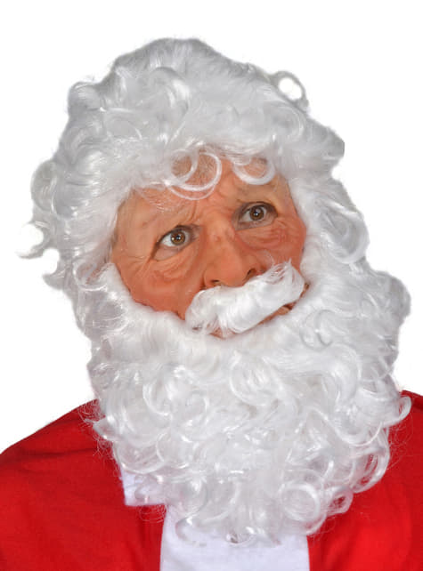Máscara Santa Claus de látex