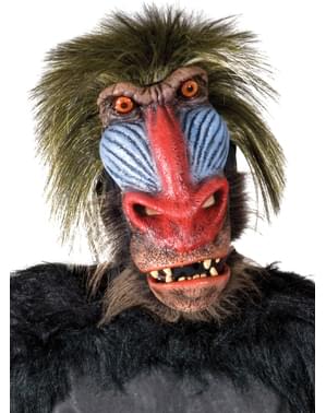 Masque babouin sauvage en latex