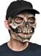 Latexmask Dödskalle med keps
