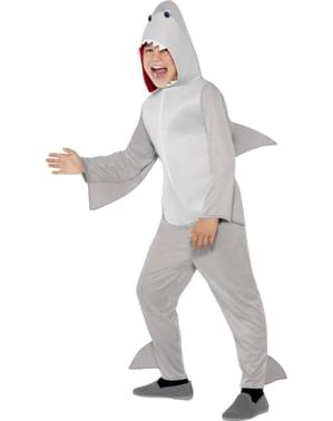 Fato de tubarão para menino