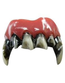 Maska lateksowa Wolf Deluxe z zębami