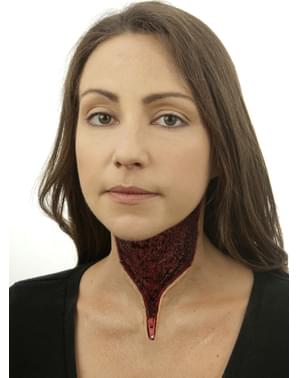 Prótesis de cuello desgarrado con cremallera