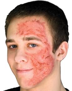 Brandwunden Latex-Prothese