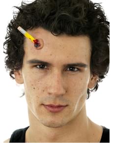 Prothèse latex crayon transpercé