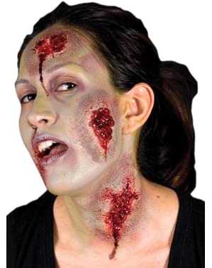 Prothèse latex blessures suppurantes