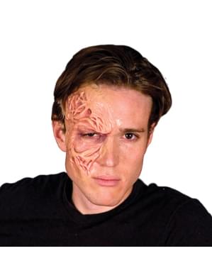 Prothèse latex peau défigurée