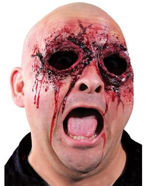 Prothèse latex œil arrachée