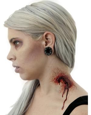 Prothèse latex morsure infectée