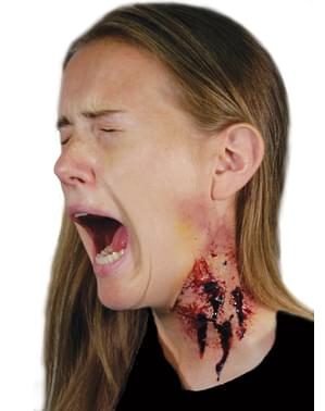 Prothèse latex morsure loup garou