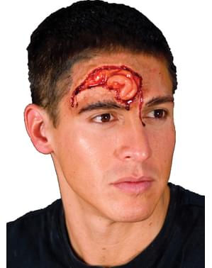 Prótese em látex cérebro saído