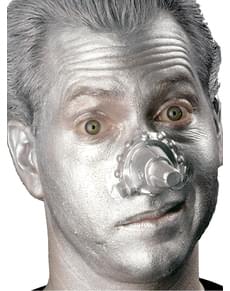 Nariz de homem de lata em látex