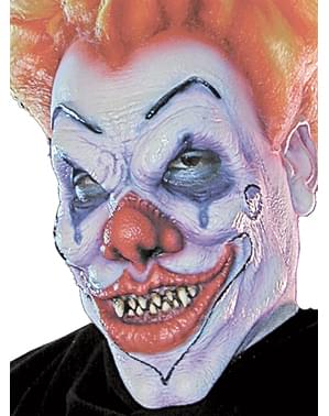 Prothèse mousse clown malveillant