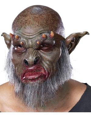 Prótesis de espuma orco barbudo