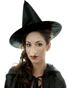 Nariz aquilino grande de bruxa feiticeira