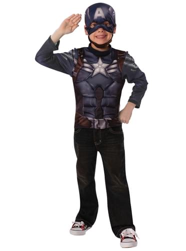 Boys Captain America: The Winter Soldier Retro and Muscular Costume Kit