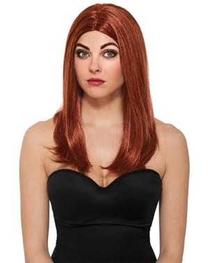Captain America The Winter Soldier Black Widow wig for a woman