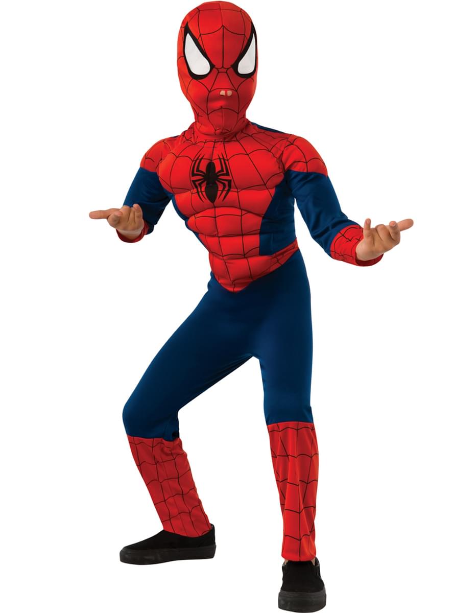 Premium Spider-Man muskelkostyme til gutter
