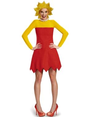 Dámský kostým Lisa Simpson deluxe