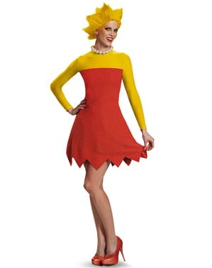 Fato de Lisa Simpson deluxe para mulher