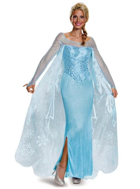 Deluxe Elsa Frozen Costume for Women. The coolest | Funidelia