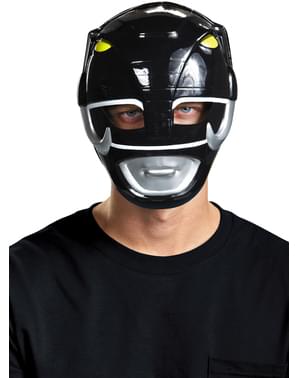 Adults Black Mighty Morphin Power Ranger Mask