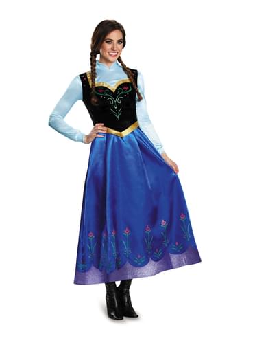 Costume Anna La Reine des Neiges Prestige femme
