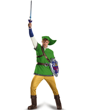 Adults Link Легенда о Zelda Делюкс Костюм