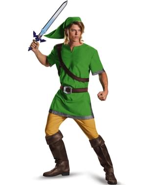 Fato de Link de Legend of Zelda para adulto