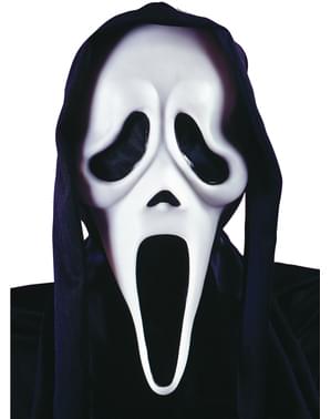 Maschera fantasma Scream con cappuccio