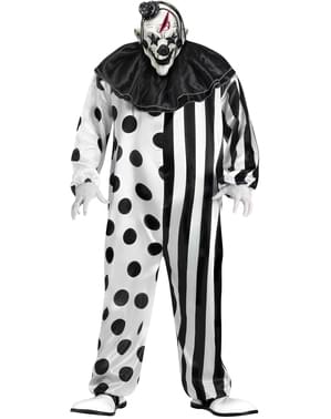 Herrar Stærð L Murderer Clown Costume