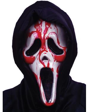 Blutige Scream Maske für Herren