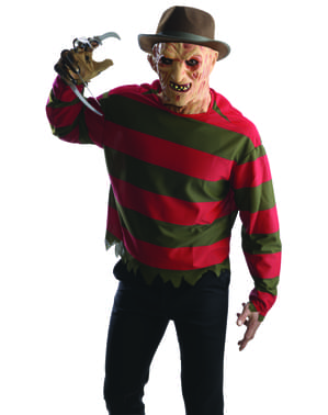 Kit fato de Freddy Krueger Pesadelo em Elm Street para homem